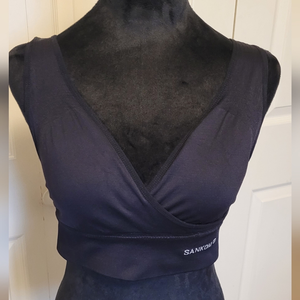 SANKOM Patent Support & Posture Black Bra Sz M/L - Picture 12 of 16